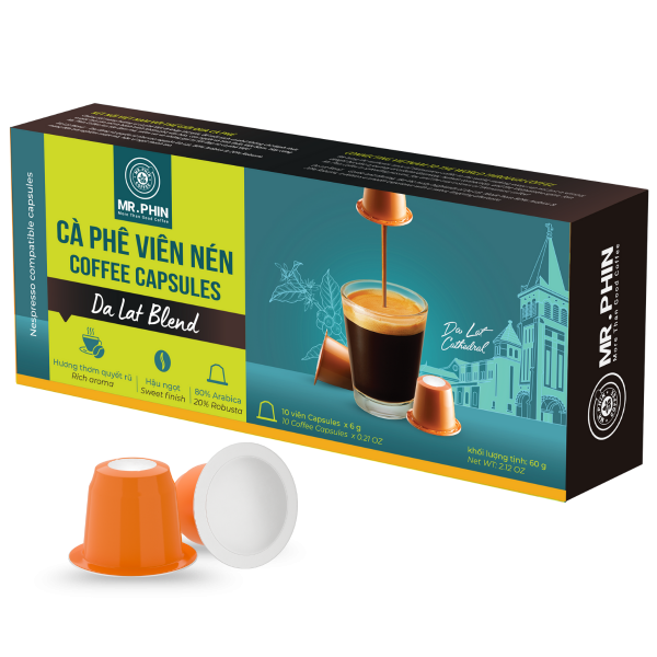 coffee capsules - da lat blend