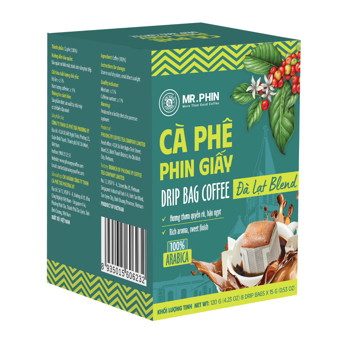 drip bag coffee - da lat blend